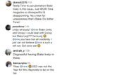 Comments on TIME's Instagram post (Image via Instagram/time)